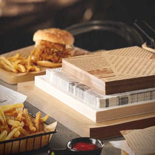 ํYourpack - (100 แผ่น) กระดาษห่ออาหาร ห่อแซนวิช ห่อเบอร์เกอร…