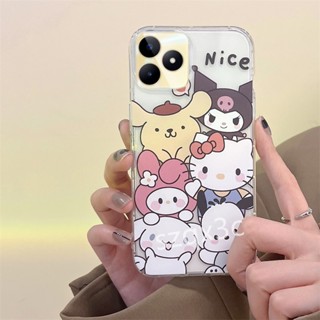 ใหม่ เคสโทรศัพท์มือถือ ซิลิโคนนิ่ม TPU กันกระแทก ลายการ์ตูนน่ารัก แฟชั่น สําหรับ Realme 11 Pro+ 10 Pro 5G CocaCola C53 C55 NFC C33 C30 C30S