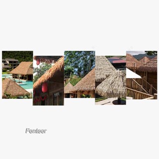 [Fenteer] ม้วนปาล์มประดิษฐ์ DIY สําหรับรั้ว สวน วิลล่า