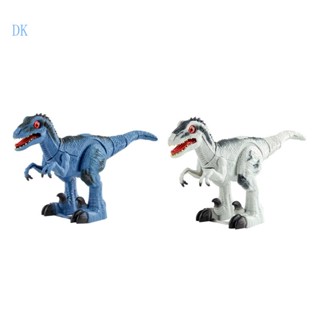 Dk กลไกไฟฟ้า DIY สัตว์เลี้ยง Velociraptor-รูปร่างโต้ตอบของเล่นสําหรับเด็ก DIY ของเล่นประกอบด้วยแสงสําหรับเด็ก