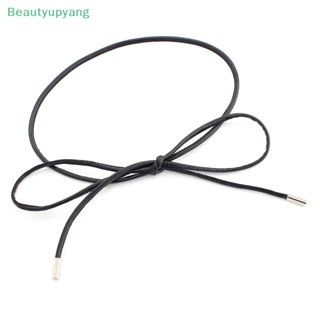 [Beautyupyang] เข็มขัดโซ่ ผูกโบว์ แบบบาง เรียบง่าย สําหรับผู้หญิง