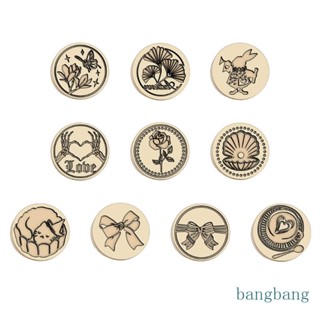 Bangb แสตมป์ตรายาง ลายนูน สําหรับตกแต่งงานแต่งงาน