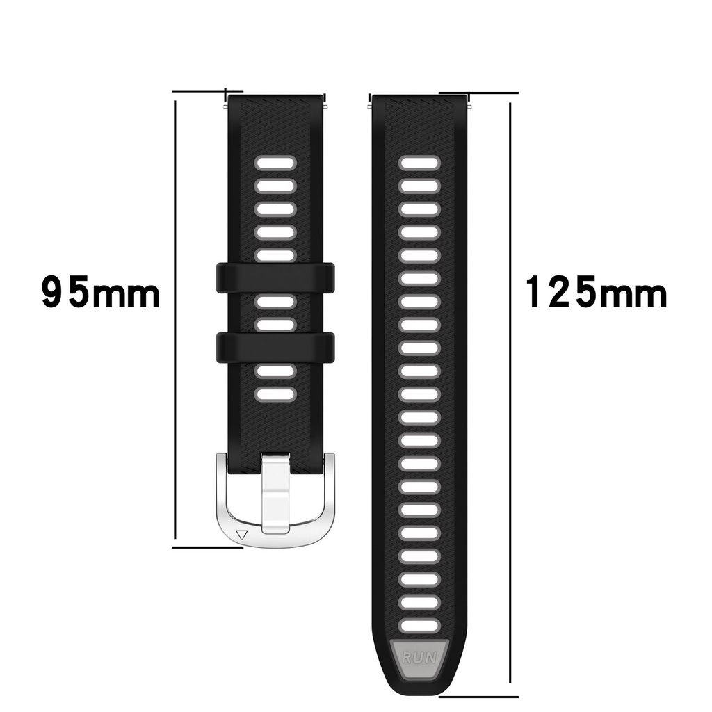 สายนาฬิกาข้อมือซิลิโคน 18 มม. 20 มม. 22 มม. สําหรับ Garmin vivomove 3s move3S Vivoactive 4s Active S Venu 3s 2s 40 มม. Forerunner 265 255 255S 265S 245 645 55 158 165 Vivoactive 3 4 5 6 Active 5