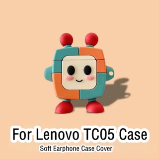 【ของแท้】เคสหูฟัง แบบนิ่ม ลายการ์ตูน สําหรับ Lenovo TC05 Lenovo TC05