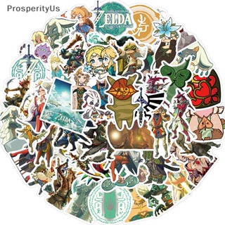 [ProsperityUs] สติกเกอร์ ลาย Tears of the Kingdom of Zelda Graffiti สําหรับติดตกแต่งรถยนต์ กระเป๋าเดินทาง แล็ปท็อป ไดอารี่ อัลบั้มโทรศัพท์ ตู้เย็น DIY 50 ชิ้น