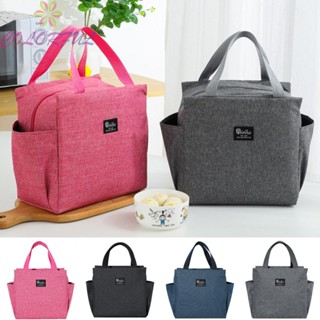 【COLORFUL】Lunch Bag 25x25x14cm Best Price Black/Gray/ Navy/Pink Freshness Hot Sales