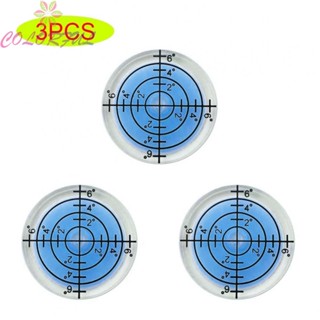 【COLORFUL】Bubble Level 3pcs 32mm Measuring Meter Round Circular Spirit Bubble Acrylic