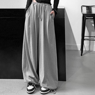 Massimo กางเกงขายาว กางเกง Retro Hip Hop Pants 2023 NEW Style 071505