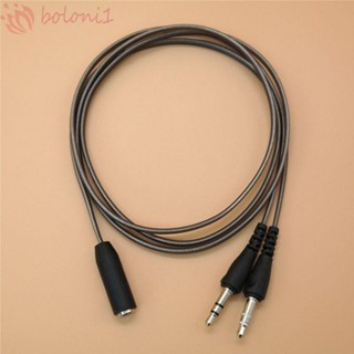 pc อะแดปเตอร์ y - splitter สายเคเบิ้ลดิจิตอล 3 . 5 มม. female to 2 male audio