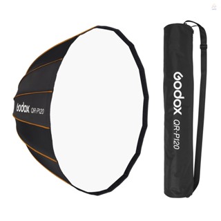 Godox ซอฟท์บ็อกซ์พาราโบลา 120 ซม. พร้อมกระเป๋าถือ สําหรับถ่ายภาพสตูดิโอ