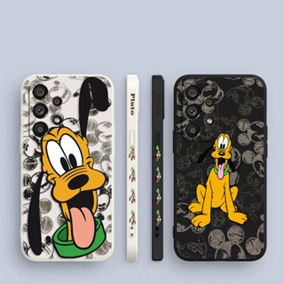 เคสโทรศัพท์มือถือ พิมพ์ลาย Naughty Pluto Goofy Dog Side สําหรับ Samsung Galaxy A22 A21 S A20 E A14 A13 A12 A11 A10 A9 A8 Plus A04 E A03 S A02 A01 Core 5G