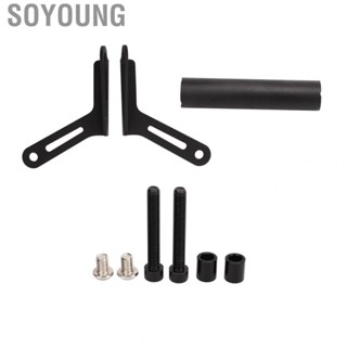 Soyoung Motorcycle  Bracket Aluminum Alloy Black Phone Stand Holder  Mount