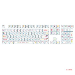 Zzz XDA PBT ปุ่มกดคีย์บอร์ด 108 คีย์ ลายกลุ่มดาว สําหรับเล่นเกม