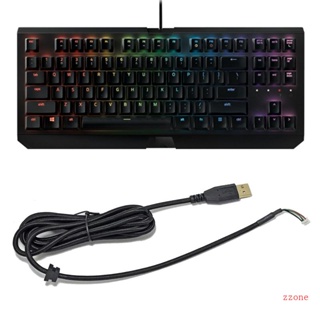 Zzz สายเคเบิลคีย์บอร์ด USB แบบเปลี่ยน สําหรับ Razer Blackwidow X Chroma Mechanical Keyboard Fast Transmissio