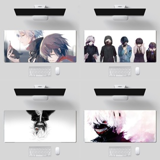 Tokyo Ghoul Kaneki Ken แผ่นรองเมาส์เล่นเกม ขนาดใหญ่ XL 90x40 สําหรับคอมพิวเตอร์ PC