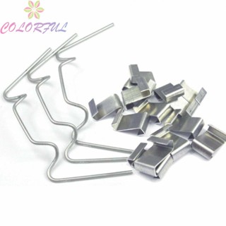 【COLORFUL】Clip Wire 15*9*0.5MM Accessorise Durable Glass Greenhouse Glazing Nail