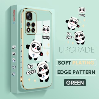 เคสโทรศัพท์มือถือ TPU แบบนิ่ม พิมพ์ลายแพนด้า ป้องกันเลนส์ สําหรับ Redmi Note 12 Pro 9 Pro 9S 9T Xiaomi 10 Pro