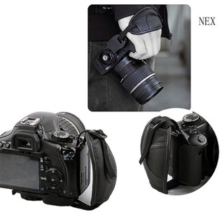 Nex สายรัดข้อมือหนัง สําหรับกล้อง DSLR และมิเรอร์เลส สายรัดข้อมือ แบบปรับได้ สายรัดข้อมือแบบปลดเร็ว นุ่ม สําหรับถ่ายภาพ