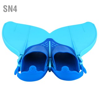 SN4 เด็กผู้หญิงเด็กผู้ชายดำน้ำหางนางเงือก Monofin Flippers ชุดว่ายน้ำ