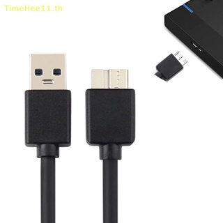 Timehee สายเคเบิลอะแดปเตอร์ฮาร์ดดิสก์ USB 3.0 A M เป็น Micro B SATA สําหรับฮาร์ดไดรฟ์ภายนอก HDD