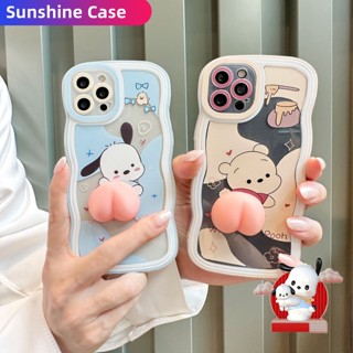 เคสโทรศัพท์มือถือ ลาย Pochacco พร้อมขาตั้ง สําหรับ Redmi 12C 10C 10A 10 9 9A 9C 9T Note 11 Pro+ 11s 11 10s 10 9s 9 8 Pro Xiaomi Poco X4Pro X3 Pro X3NFC M3 M4 F3 Mi 11 Lite 10TPro ผ้าคลุม