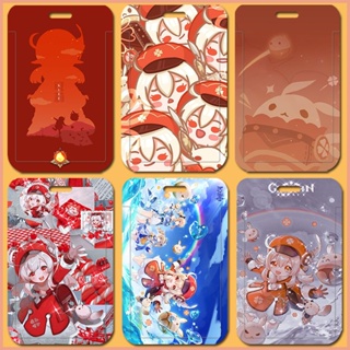 เคส ABS ลายการ์ตูนอนิเมะ Genshin Impact Klee DIY สําหรับใส่นามบัตรนักเรียน