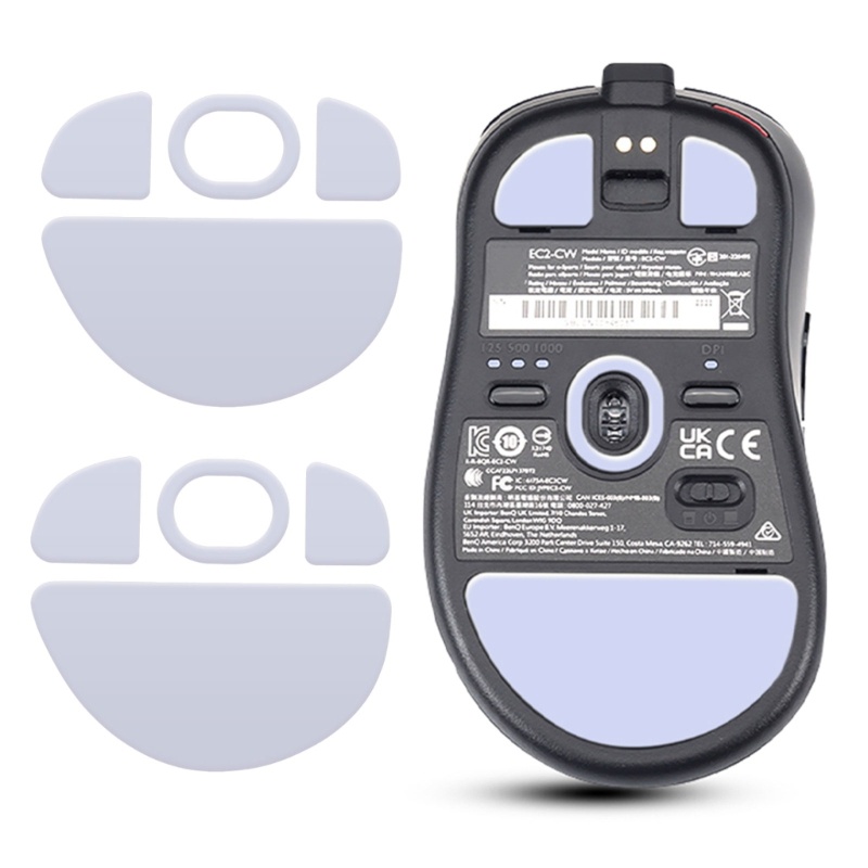 R* 2ชุดสําหรับZowie EC1-CW EC2-CW Mouse Skatesอัพเกรดขอบโค้งแผ่นรองเม้าส์