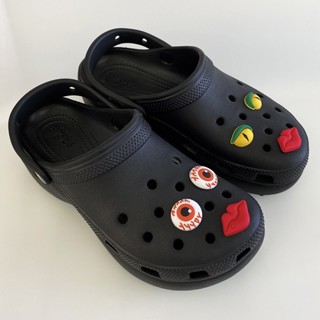 CROCS 【Funny Eye】หัวเข็มขัด สําหรับตกแต่ง