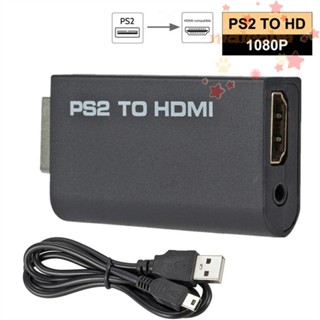 MALCOLM อะแดปเตอร์แปลงวิดีโอ PS2 เป็น HDMI 1080P Full HD HDMI เป็น HDMI PS2 เป็นสาย HDMI