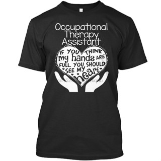 เสื้อยืด พิมพ์ลาย Occupational Therapy Asst. สําหรับผู้ชาย เสื้อยืด พิมพ์ลายหัวใจ แบบเต็ม ไซซ์ XS-4XL-5XL-6XL