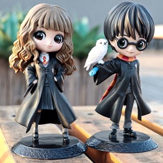 โมเดลตุ๊กตาฟิกเกอร์ Harry Potter Hermione Q Version ของเล่นสําหรับเด็ก