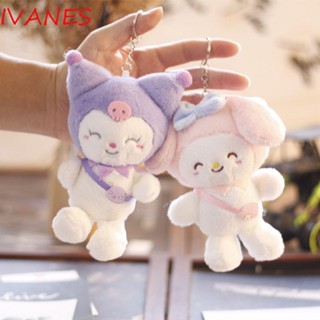 IVANES พวงกุญแจ จี้ตุ๊กตาการ์ตูน Melody Cinnamoroll น่ารัก แฟชั่น สําหรับตกแต่งบ้าน