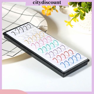 &lt;citydiscount&gt; จิวเจาะจมูก สเตนเลส ทรงกลม สําหรับทุกเพศ 40 ชิ้น ต่อชุด