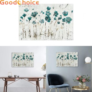 【Good】Print Painting Cyan Canvas Hotel Home Painting Wall Poster Picture Printed【Ready Stock】