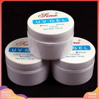 Youxiu เบสไพรเมอร์ UV เจล สีขาว สีชมพู สําหรับตกแต่งเล็บ 3 สี