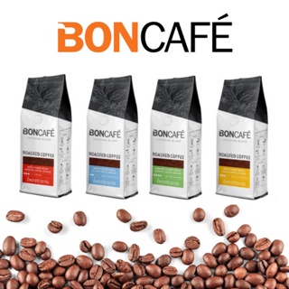 BONCAFE ขนาด 250 g กาแฟคั่วบด/เม็ด Espresso Mocca Morning เมล็ดกาแฟ  boncoffee กาแฟเม็ด กาแฟผง