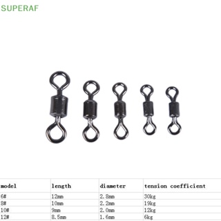 Superaf ขายดี ลูกหมุนเชื่อมต่อตกปลา 50 ชิ้น 100 ชิ้น