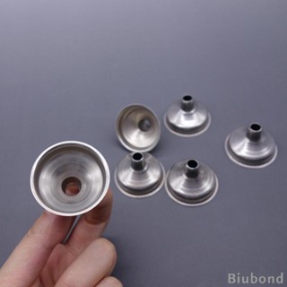 [Biubond] กรวยสแตนเลส ขนาดเล็ก แบบพกพา สําหรับขวดน้ํามันหอมระเหย ขวด และอื่น ๆ