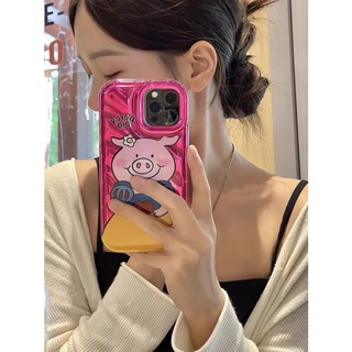 เคสมือถือ แบบนิ่ม ลายหมู สําหรับ OPPO Reno9 Reno8 Reno7pro reno6 7z 8T 5 A53 A9 2020 F11 A31 F9 A3S A78 A77