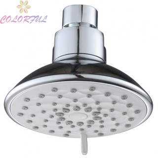 【COLORFUL】Shower Head 1 Pcs Chrome High Quality Round Wall-Mounted High Pressure