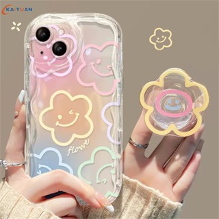 เคสโทรศัพท์มือถือ TPU ลายหน้ายิ้ม หลากสี สําหรับ OPPO A17 A57 A77S A78 A58 Reno 8T A15 A16K A54 A12 A5S A7 A94 A93 A3S A11k A53 A31 A32 A52 A74 A95 A96 A92 A37 F9 A76 A36 5F A9 ผ้าคลุม