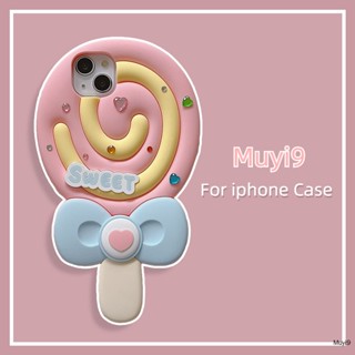 เคสโทรศัพท์มือถือ ซิลิกาเจลนิ่ม กันกระแทก ลายการ์ตูนอมยิ้ม สร้างสรรค์ สําหรับ Iphone 14ProMax 13ProMax 12 Pro MAX 11 14 13Pro