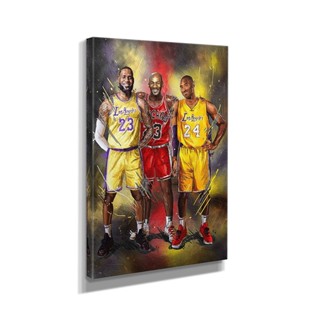 Kobe_bryant_lakers_black_mamba_24_ โปสเตอร์ผ้าใบ พิมพ์ลายแนวตั้ง ไม่มีกรอบรูป สําหรับตกแต่งผนัง