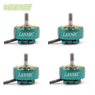 Nkodok มอเตอร์ไร้แปรงถ่าน Lannrc 2207.5 1750kv 1950kv 2550kv 3-6s Lipo 12n14p สําหรับ Qva 210 มม. 230 มม. 250 มม. 4 ชิ้น