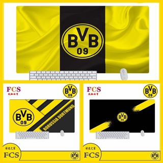 แผ่นรองเมาส์ คีย์บอร์ด แบบหนา ขนาดใหญ่ ลายทีมฟุตบอล dortmund bundesliga แฟชั่นวันเกิด