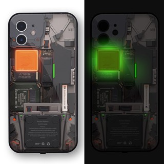 เคสกระจกนิรภัย ลาย Cyberpunk สําหรับ IPhone 7 8 Plus X Xs XR 11 12 13 14 Pro Max SE 2 3