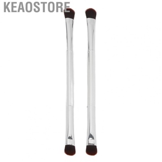 Keaostore Eyeshadow Brush Set  Double Ended Ergonomic Eyelid Professional 2pcs Portable Cosmetic Tool for Home