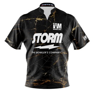 Storm DS เสื้อโปโล แขนสั้น พิมพ์ลายโบว์ลิ่ง 2071-ST 3D