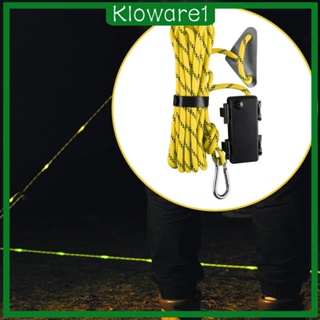 [Kloware1] เชือกพาราคอร์ด LED 16.4 ฟุต สําหรับตั้งแคมป์ เดินป่า และปีนเขา