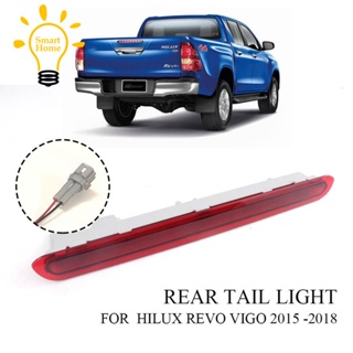 ไฟเบรกท้าย แบบไดนามิก ตัวที่ 3 สีแดง สําหรับ Toyota Hilux Revo Vigo 2015 2016 2017 2018